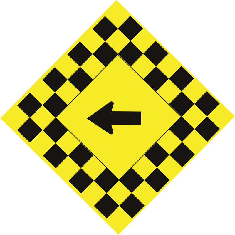 Warning Sign 90x90